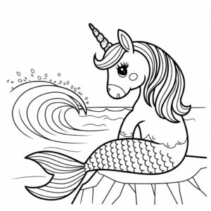 Páginas para colorear de unicornio y sirena – descarga gratis y colores vibrantes