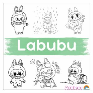 Labubu: página para colorear
