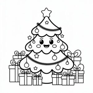 Dibujos de árboles de Navidad