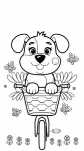 Dibujo para colorear: Paco, el perro