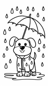 Páginas para colorear de perros adorables — ¡descárgalas ya!