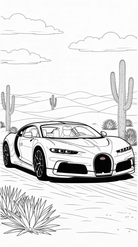 Dibujo de Bugatti