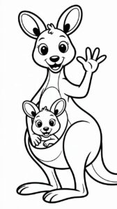 Cómo dibujar un canguro