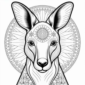 Dibuja fácilmente un canguro