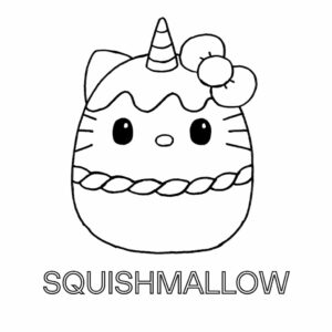 Página para colorear Squishmallows