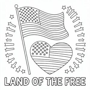 Página para colorear la bandera turca