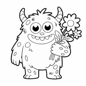 Páginas para colorear de monstruos