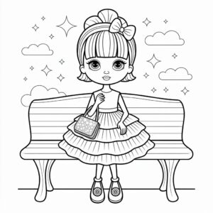 Páginas para colorear Top Model