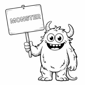 Monstruos para colorear: dibujos para colorear de monstruos