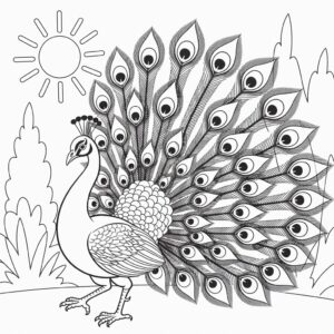 Cómo dibujar un pavo real paso a paso