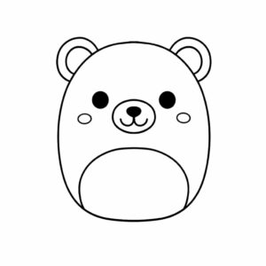 Squishmallows: página para colorear con dibujos gratis