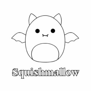 Página para colorear de Squishmallows