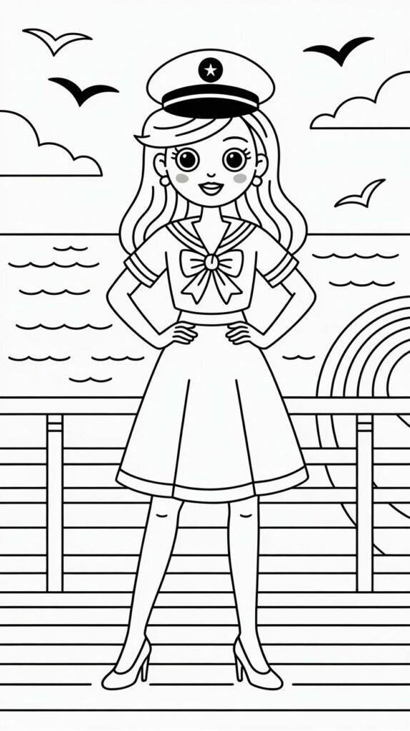 TopModel: láminas para colorear