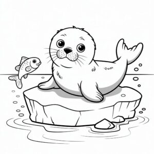 Dibuja una foca