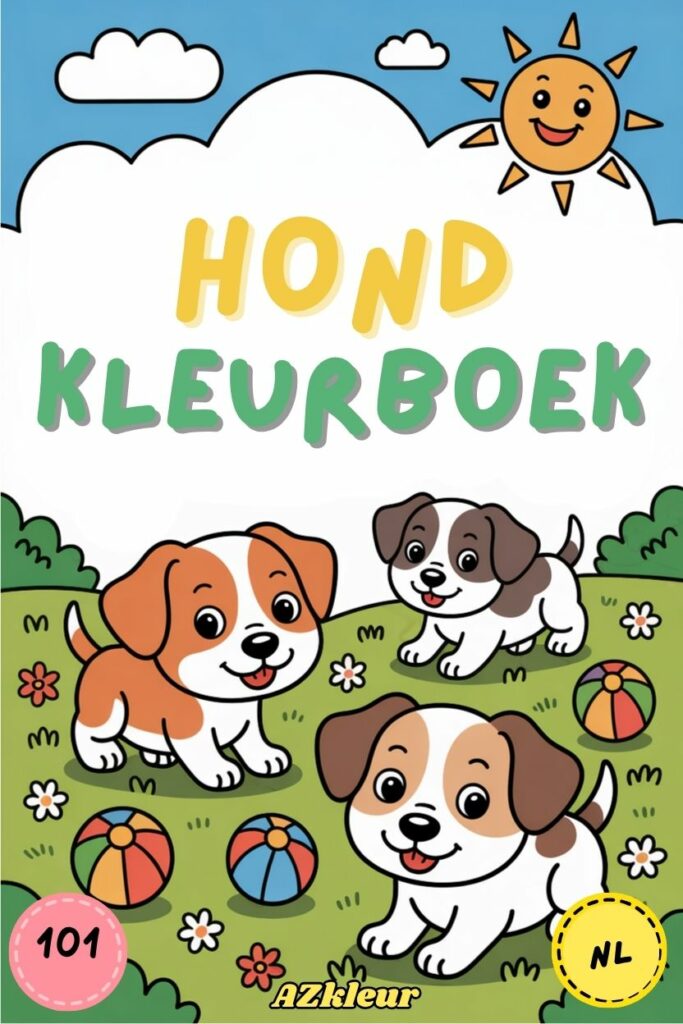 101 Pagina Hond Kleurplaten