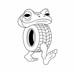 Muñeca Ambalabu: página para colorear imprimible